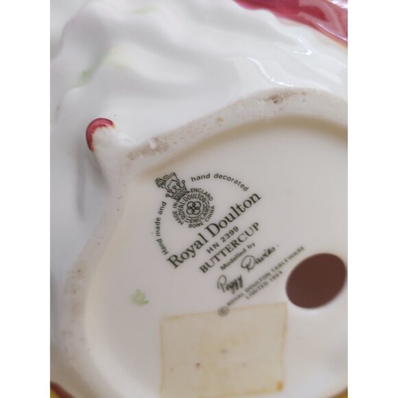 Royal Doulton, Figurine Buttercup HN2399, Vintage 1963 with Box - Picture 15 of 16